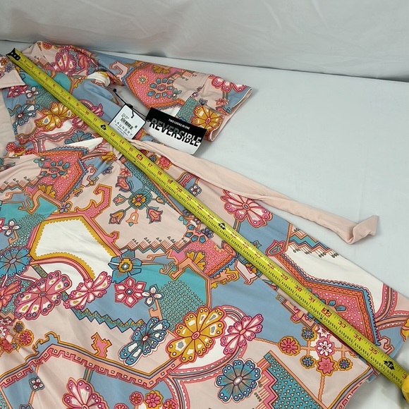 Laundry by Shelli Segal Matte Jersey NWT wrap dress in Geo print size Medium - Picture 12 of 13